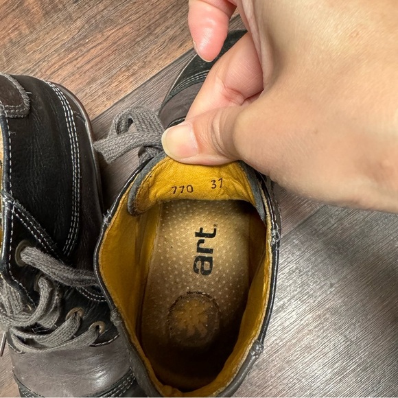 ART Company Ankle Brown Boots Size 7 - Picture 4 of 11